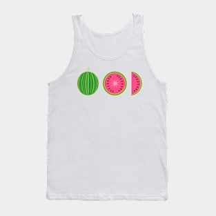 Fresh and juicy watermelon and slices Tank Top